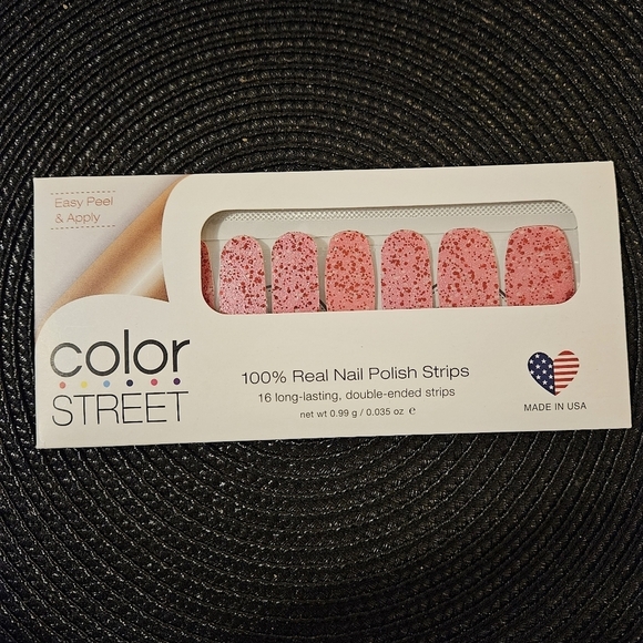 Color Street Other - *RARE* Color Street Nail Strips - Love Scene - Pink Glittery